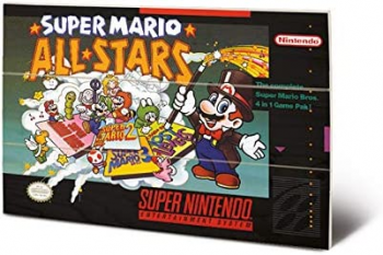 5051265845771 Super Nintendo - All Stars - Impression Sur Bois 20x29.5cm