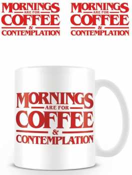 5050574252454 mug STRANGER THINGS - COFFEE & CONTEMPLATION - MUG 315ML