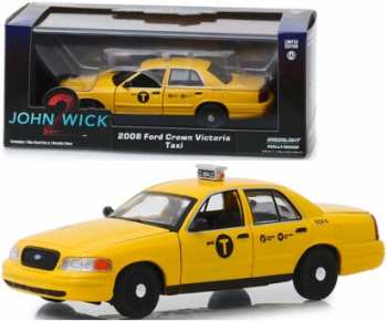819725027359 vehicule miniature John wick 2 2008 Ford Crown victoria Taxia 1 43 greenlight