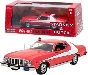 812982027032 Vehicule Miniature 1976 Ford Gran Torino Starsky Et Hutch 1 24 Greelight