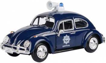 661732795895 vehicule miniature volkswagen beetle Rijkspolitie 1953 1 24 motormax