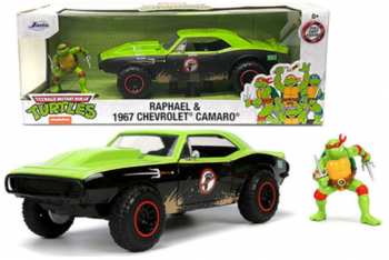 4006333080456 LES TORTUES NINJAS - Raphael & 1967 Corvette Camaro - 1:24