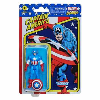 5010993842513 ction Figure Captain America - Kenner Retro Toy
