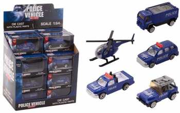 8711866960538 Boite De 24 Voitures 1:64 Police Die Cast