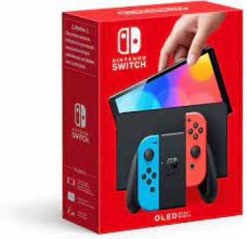 45496453442 Console Switch Oled 2021 Rouge Et Bleu Nintendo Switch