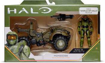 191726377986 Figurine Halo Master Chief + Vehicule Mongoose