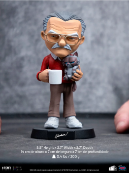 618231951215 Stan Lee Et Grumpy Cat - Marvel - Figurine Mini Co 15cm