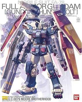 4573102630490 GUNDAM - MG 1/100 FA-78 Full Armour Gundam Thunderbolt - Model Kit
