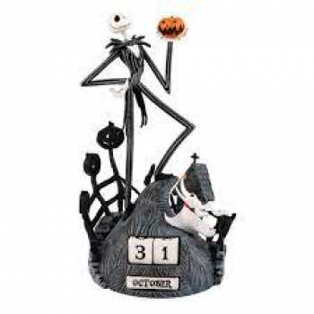 8435497287375 L'ETRANGE NOEL De Mr JACK - Figurine Et  Calendrier Perpétuel 3D En Résine