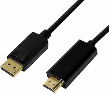 4052792052282 Cable Display Port HDMI 4K 30Hz 1m Logilink