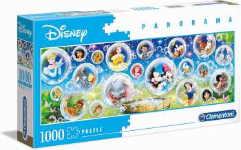 8005125395156 Puzzle Clementoni 1000 Puzzles Panorama  Disney Bulles De Savon