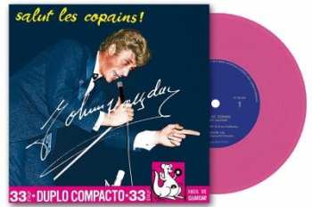 5510113295 J Hallyday - Salut Les Copains-Vinyle EP Rose  33t
