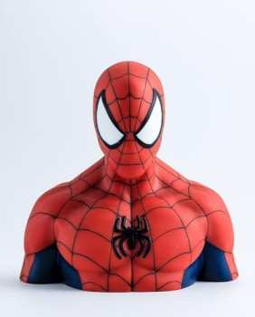 3760226372332 MARVEL - Tirelire Boite Blister - Spider-man Bust 20 cm