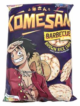 3770027194767 ONE PIECE - Komesan 'Chips De Riz' - Luffy - 60g - Barbecue