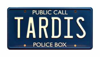5510113525 Plaque D'Immatriculation TARDIS Doctor Who