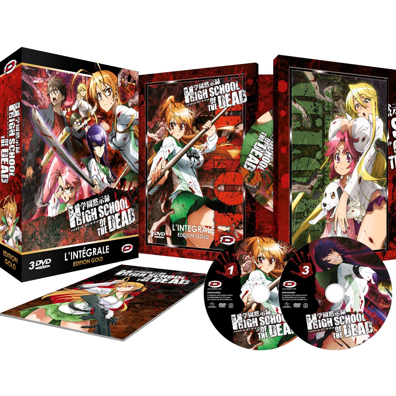 5413505380402 High School Of The Dead Integrale Edition Gold FR DVD