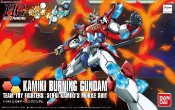 4573102577214 GUNDAM - HGBF Kamiki Burning Gundam 1/144 - Model Kit