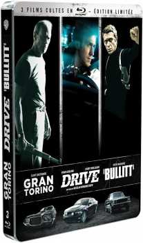5051889279754 Coffret - Gran Torino + Drive + Bullitt Bluray Steelbook