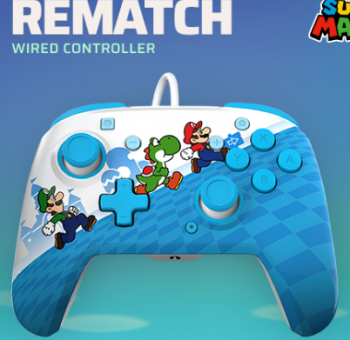 708056070793 Official Switch Wired Controller - Mario Escape
