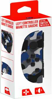 3760178626606 Manette Joy Con Gauche Camo Bleu Pour Switch Freaks And Geeks