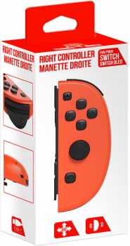 3760178626538 Manette Joy Con Droite Orange Pour Nintendo Switch Freaks And Geeks