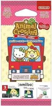 45496371487 nimal Crossing New Leaf - Welcome Pack Sanrio - 6 Cartes Amiibo