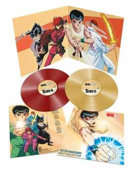 3309450047632 YuYu Hakusho ?Best Collection Ltd Red & Gold 2x Vinyl