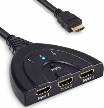 5510114481 mmobiel Hdmi Switch 3 Vers 1 Hdmi Avec Boutton De Selection