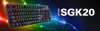 4044951039531 Sharkoon clavier Sgk20 Mecanique Be Red Switches