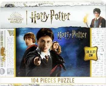 8721077561547 Puzzle Harry Potter 104 Pieces Trio