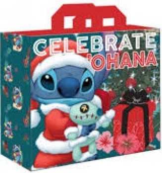 3700891709958 STITCH & SCRUMP - Xmas Ohana - Shopping Bag