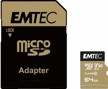 5510115080 Carte Micro Sd 64 Gb Emtec Elite