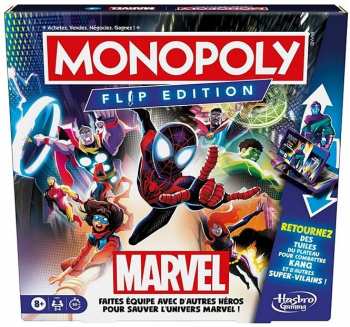 5010996223883 Monopoly Flip Edition Marvel