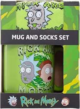 5050293869230 RICK & MORTY - Rick et Morty - Mug 315ml et Chaussettes 41-45