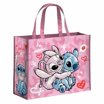 3700891710886 STITCH & ANGEL - Pink - Shopping Bag