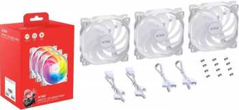 5510115507 Kit 3 Ventilateur Xpg Argb Blanc 120mm