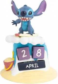 8435497283193 STITCH - Calendrier Perpétuel 3D en Résine