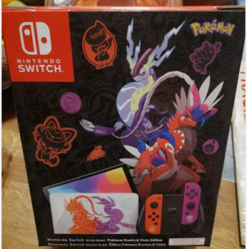 5510115923 boîte Nintendo switch Oled VIDE édition Pokémon ecarlate
