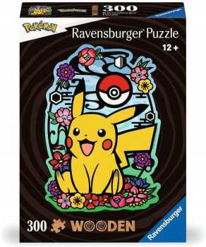 4005555007616 POKEMON - Pikachu - Puzzle forme en bois 300P