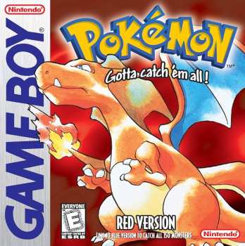 5510116192 Pokemon Gameboy Red Version Anglais