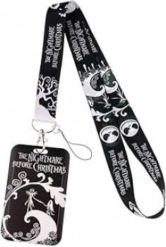 77764227769 Jack Deluxe - Etrange Noel - Lanyard Avec Pochette Porte Cartes