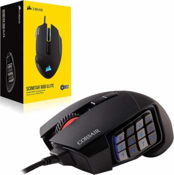 840006616214 Souris Corsair Scimitar RGB Elite 18000DPI