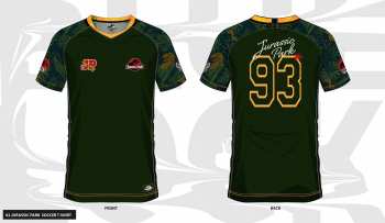 3664794775673 Jurassic Pak 93 - Jurassic Park - Maillot De Foot Homme XL