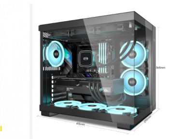 6940526106715 Boitier Aquarium CPS T500 - BK 6Fans