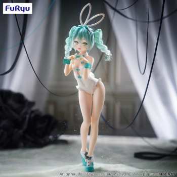 4582782366155 Hatsune Miku statuette PVC BiCute Bunnies Miku Rurudo White Color Ver. 27 cm