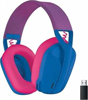 5099206097483 Casque Sans Fil Logitech G435 Multi Plateforme Bleu Et Rose