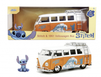 4006333100666 1961 VW Bus - Stitch - Vehicule Miniature 1 24