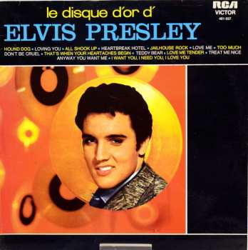 5510116512 Le Disque D Or D Elvis Presley RCA Victor 461 037 Vinyle