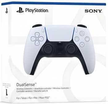 711719575856 Manette Sony Dualsense Blanc Sans Fil PS5 (Micme)