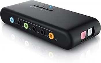 5510116882 Carte Son Externe 8 Canaux 7.1 USB 6Xminjack 2X optic